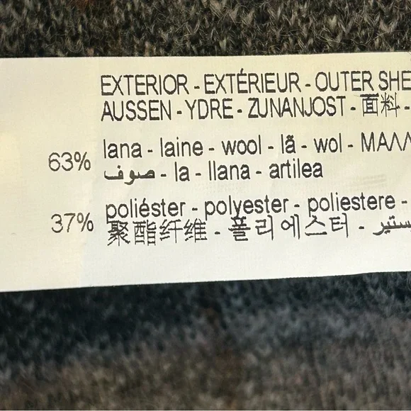 Zara Plaid Wool Blend Cropped Shacket - Picture 9 of 9